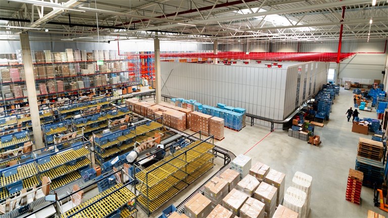 Warehouse and AutoStore at Enzersdorf